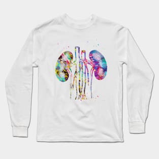 Kidneys anatomy Long Sleeve T-Shirt